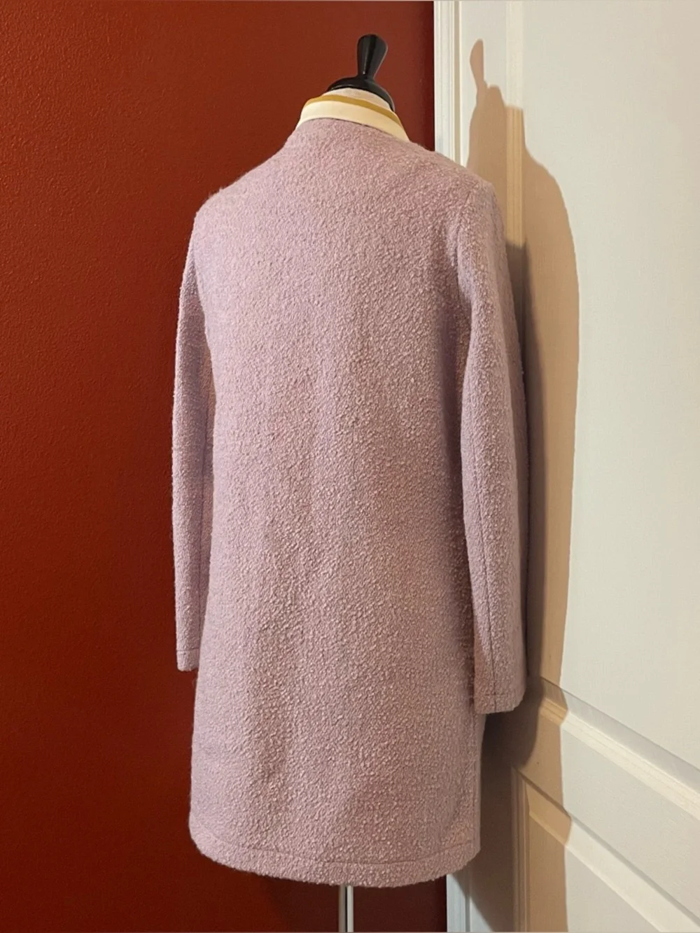 Scotch & Soda Women’s Classic Pastel Wool Blend One Button Teddy Coat‎